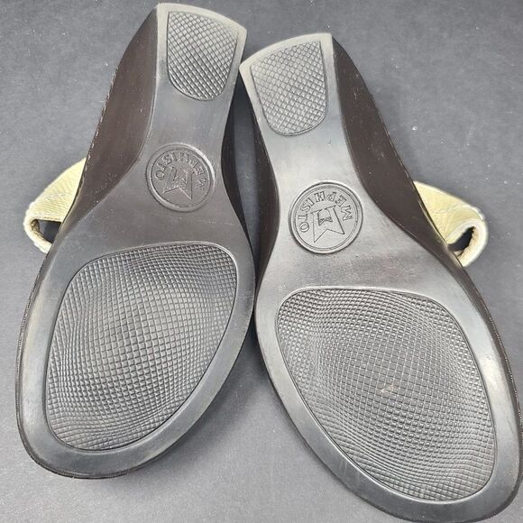 Mephisto Mobils Leather Snakeskin Embossed Sandals, Women's Size 6 - Picture 8 of 9